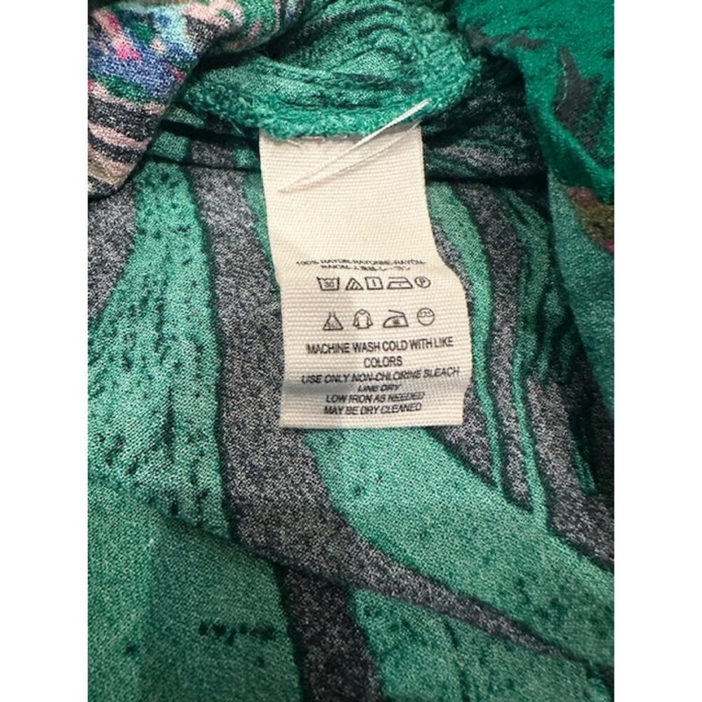 Free People Drift Away Cold Shoulder Tunic / Mini Dress Size: S Color: Green - Picture 6 of 9